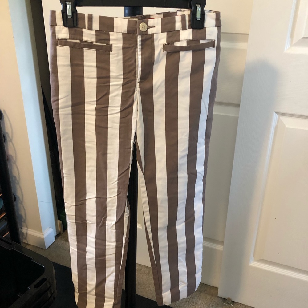 Anthropologie size O short stripped pants